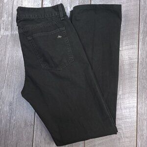 Rag & Bone Mens RB 15X Slim Straight Pants Size 32x32 Green Lightweight Cotton